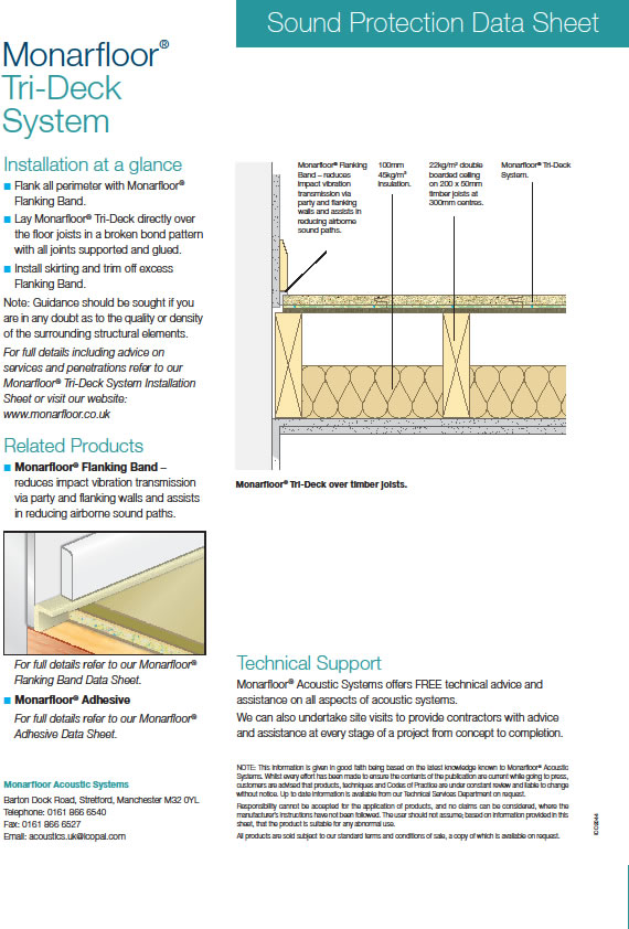 Cross section monarfloor trideck